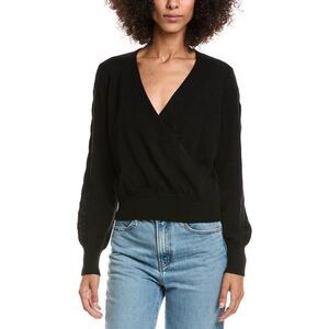 &Isla Womens  Cashmere Ballet Wrap, Black